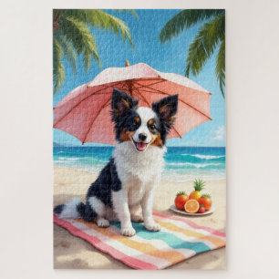 Papillon Beach Relax Scene Jigsaw Puzzle