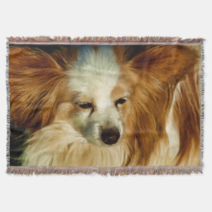 Papillon Beauty - Dog Breed Throw Blanket