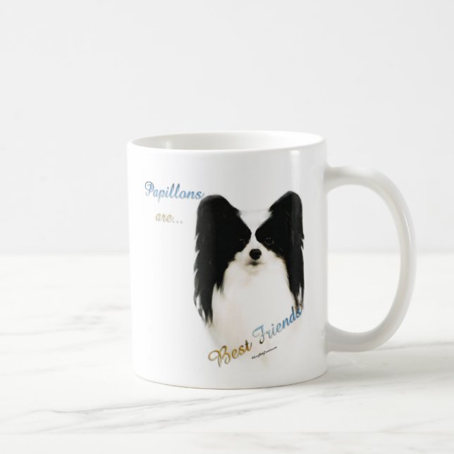 Papillon Best Friend 2 Coffee Mug (Right)