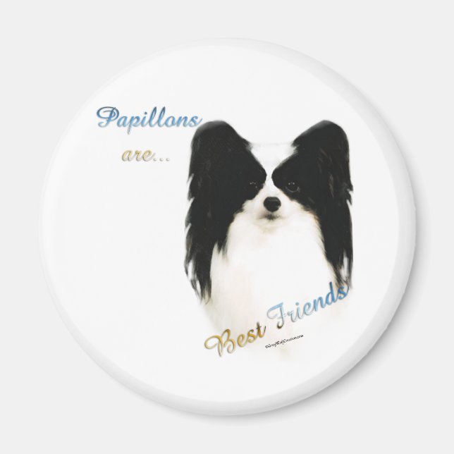 Papillon Best Friend 2 - Magnet (Front)