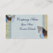 Papillon bleu business card (Back)