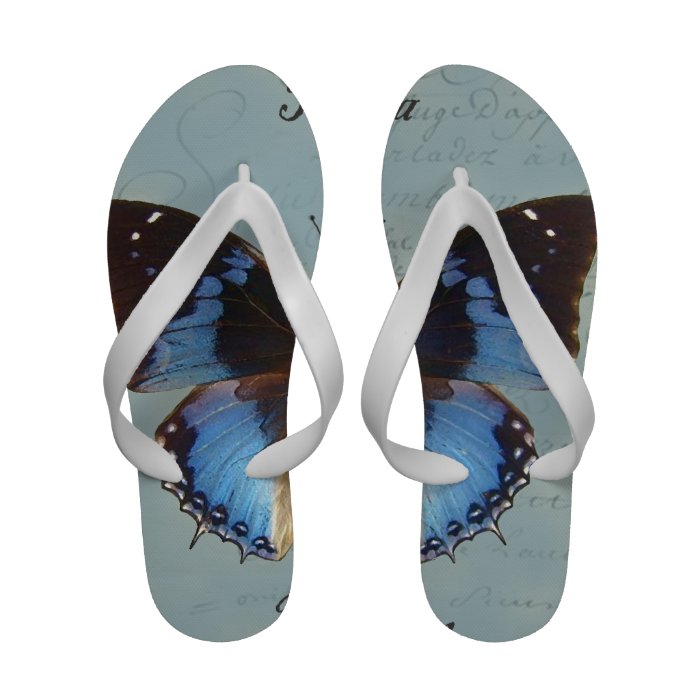 Papillon bleu sandals