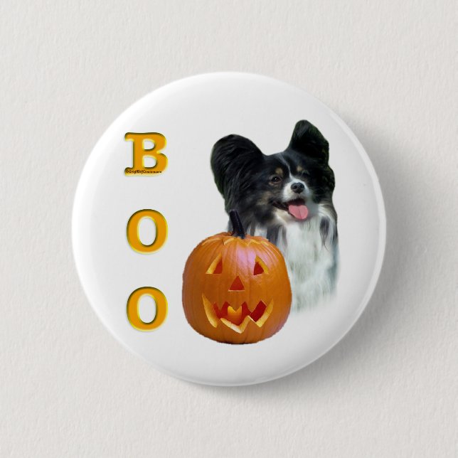 Papillon Boo Button (Front)