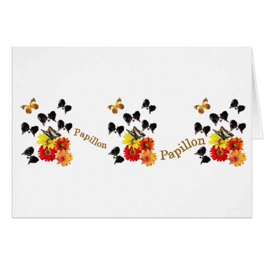 Papillon Butterfly Gifts Cards (Front Horizontal)