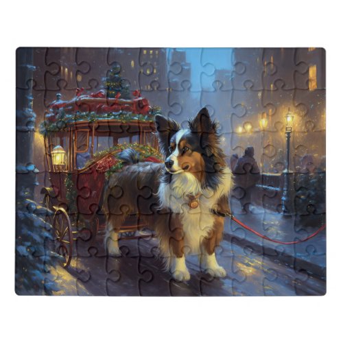 Papillon Christmas Festive Season Jigsaw Puzzle