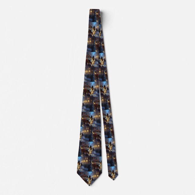 Papillon Christmas Festive Season Neck Tie (Front)