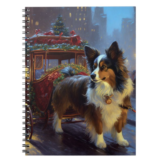 Papillon Christmas Festive Season Notebook (Front)