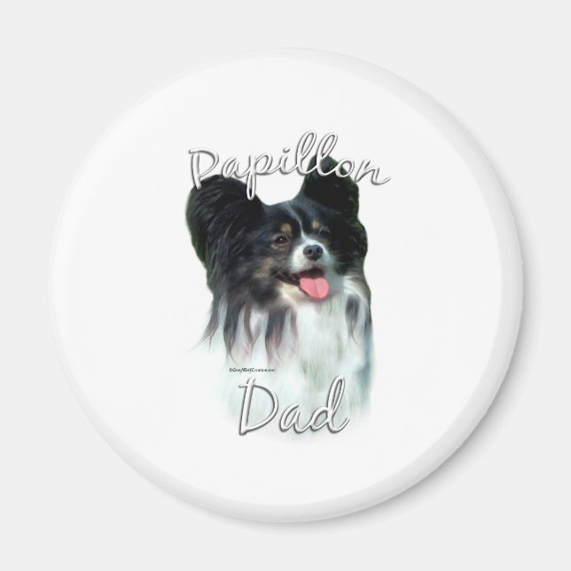 Papillon Dad 2 Magnet (Front)