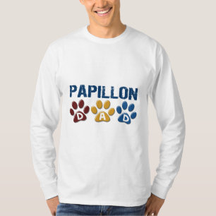PAPILLON Dad Paw Print 1 T-Shirt