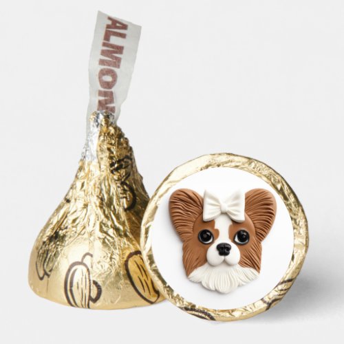 Papillon Dog 3D Inspired Hersheys Kisses