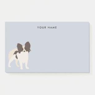 Papillon Dog Breed Cartoon Post-it Notes