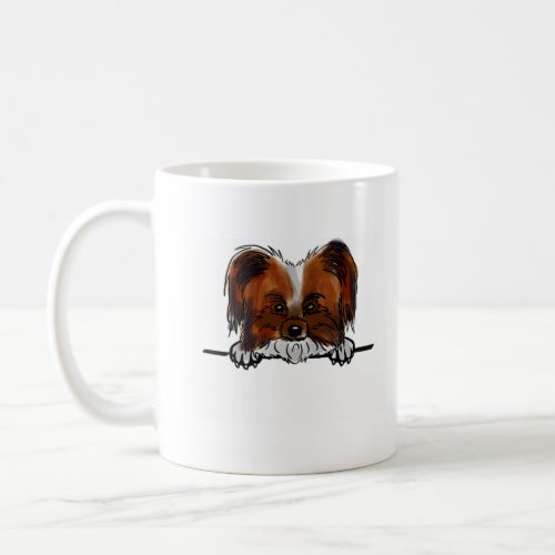 papillon dog  coffee mug