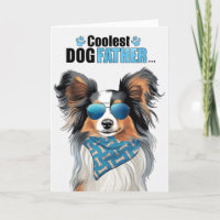 Papillon Dog Coolest Dad Father's Day