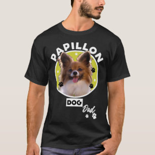 Papillon Dog Dad 75 T-Shirt