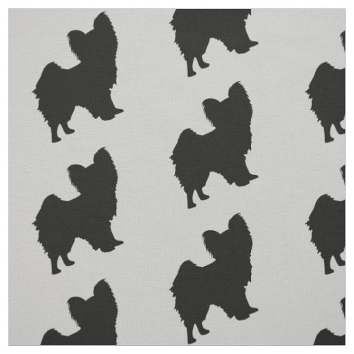 Papillon Dog Fabric