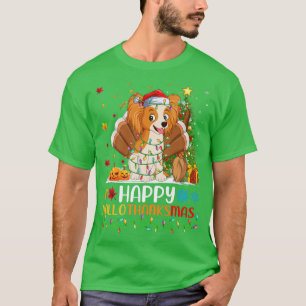 Papillon Dog Lover Funny Happy Papillon Hello Than T-Shirt