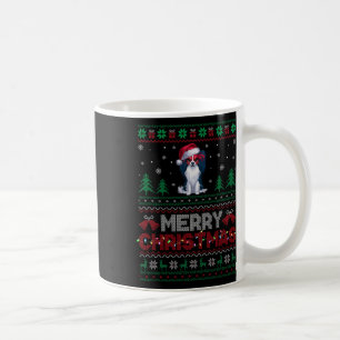 Papillon Dog Lovers Santa Hat Christmas Tree Light Coffee Mug