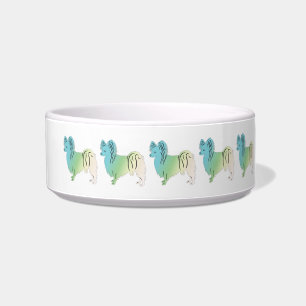 Papillon Dog Pet Bowl