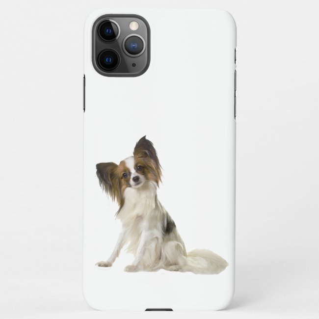 Papillon Dog Photo Phone Ring Stand