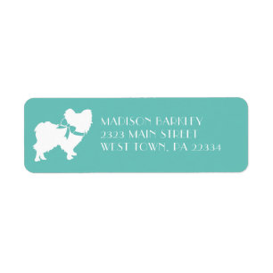 Papillon Dog Puppy Label