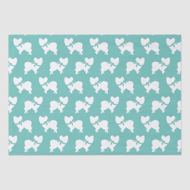 Papillon Dog Puppy Tissue Paper (Front)