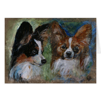 Papillon Dogs Cards