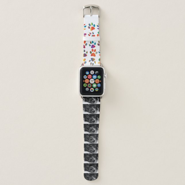 papillon face apple watch band (Front)