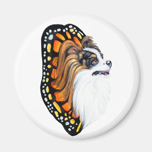 Papillon Fantasy Wings Magnet (Front)