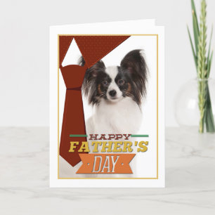 Papillon Fathers Day Card