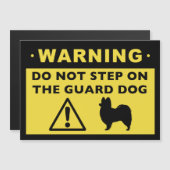 Papillon Funny Guard Dog Warning (Front/Back)
