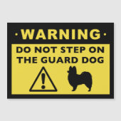 Papillon Funny Guard Dog Warning (Front)