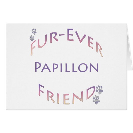 Papillon Furever Cards (Front Horizontal)