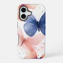 Papillon Glow" – Watercolor Butterfly Phone Case