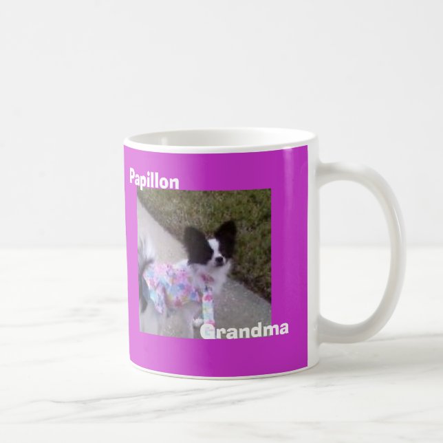 Papillon, Grandma Coffee Mug (Right)