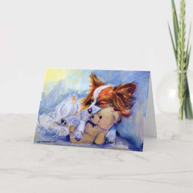 Papillon Greeting Cards (Front)