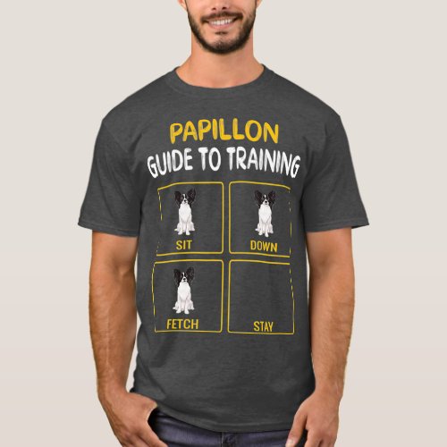 Papillon Guide To Training Dog Obedience T_Shirt