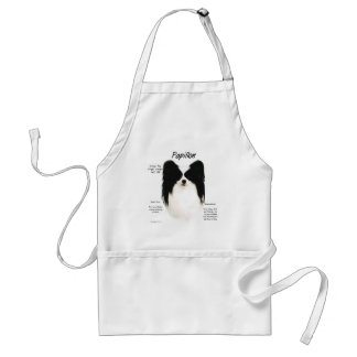 Papillon History Design Adult Apron