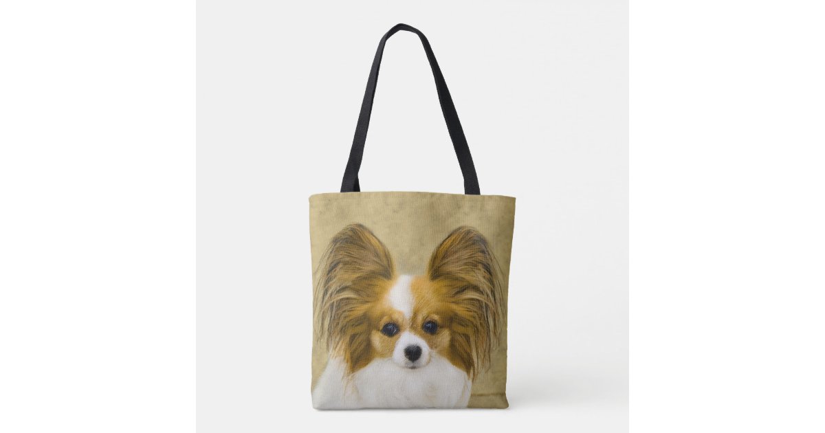 Phalene Dog Papillon | Tote Bag