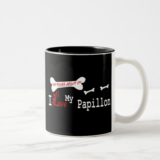 Papillon (I Love) Mug (Right)