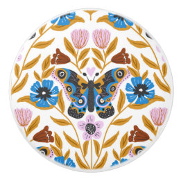 Papillon Kaleidscope Ceramic Knob