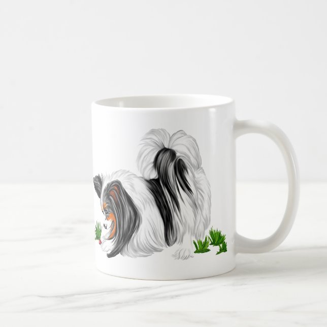 Papillon Lady Bug Dreams Coffee Mug (Right)