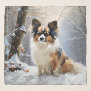 Papillon Let It Snow Christmas  Scarf