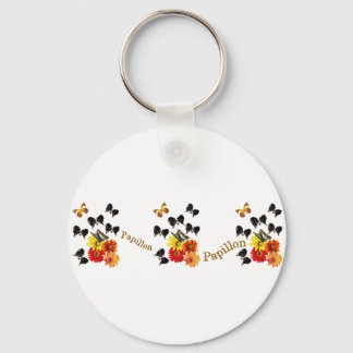 Papillon Lovers Gifts Keychain