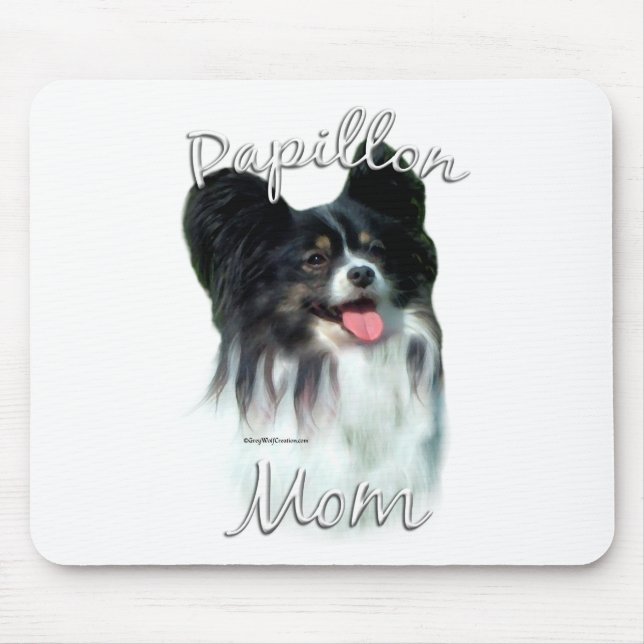 Papillon Mom 2 Mouse Pad (Front)