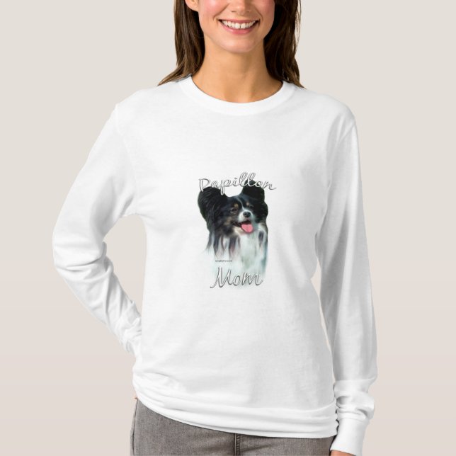 Papillon Mom 2 T-Shirt (Front)
