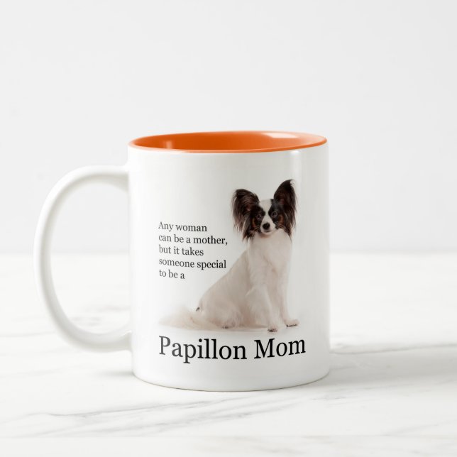 Papillon Mom Mug (Left)