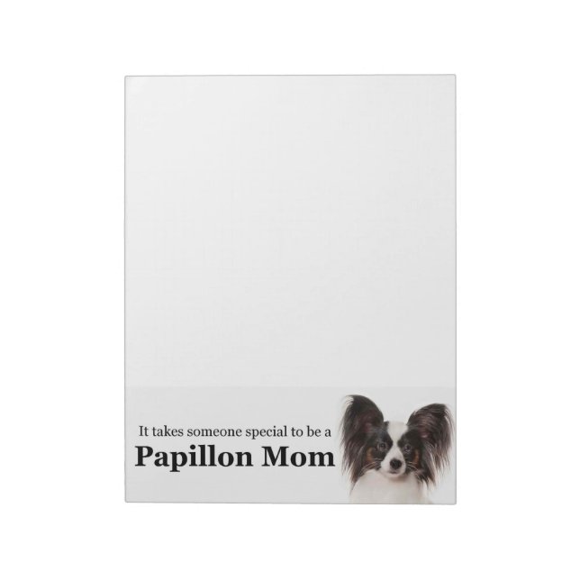 Papillon Mom Notepad (Rotated)