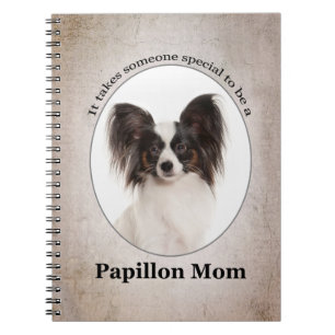 Papillon Mom Spiral Notebook