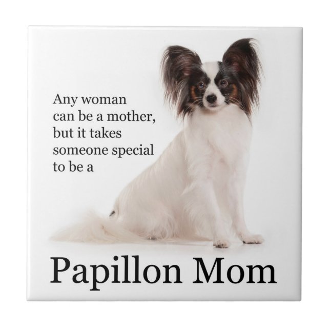 Papillon Mom Tile (Front)