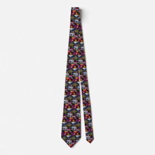 Papillon on a Paddle: A Scenic Adventure Neck Tie